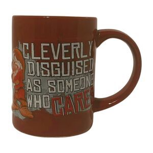 Disney Snow White Grumpy Dwarf Jerry Leigh 3D Coffee Tea Cocoa Mug Cup